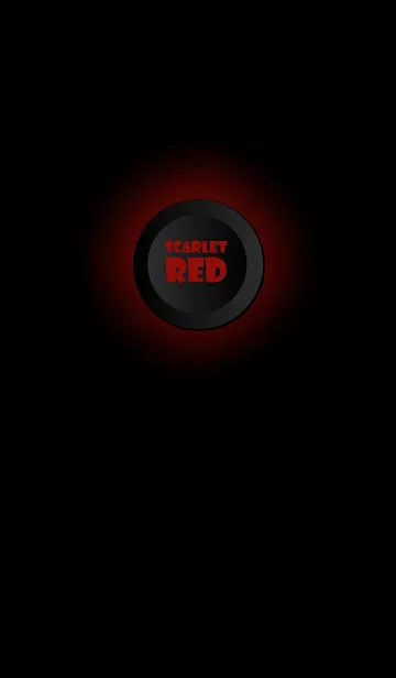 [LINE着せ替え] Scarlet Red Button In Black V.2 (jp)の画像1