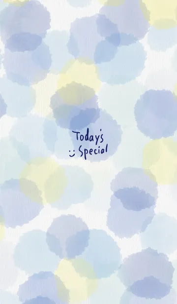 [LINE着せ替え] 水彩水玉 Special5の画像1