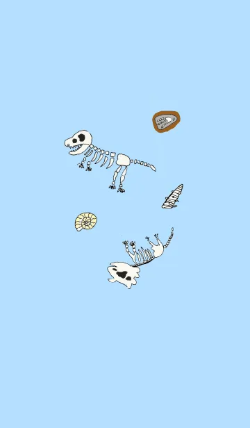 [LINE着せ替え] 化石 恐竜の画像1