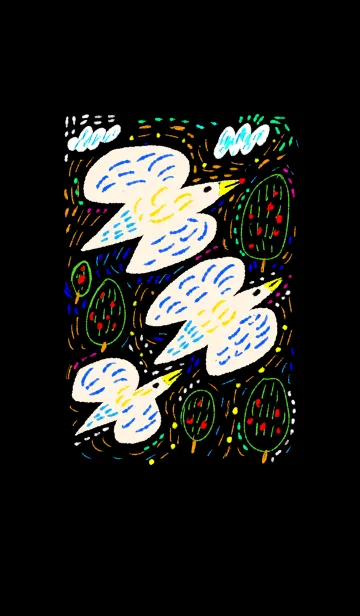 [LINE着せ替え] no.8 flying bird themeの画像1