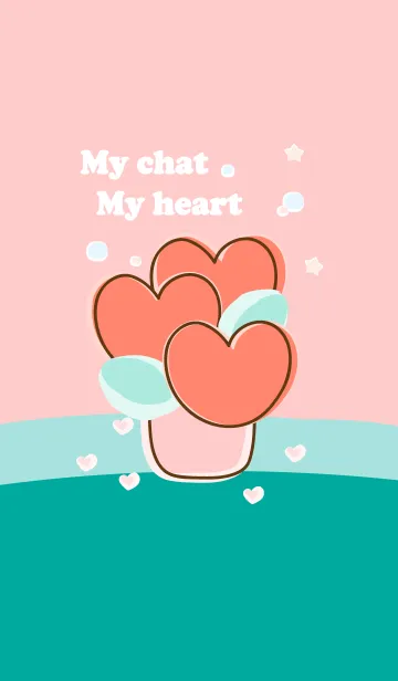 [LINE着せ替え] My chat my heart flower 13の画像1