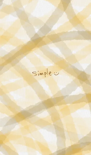 [LINE着せ替え] 水彩 ベージュ ブラウン3の画像1