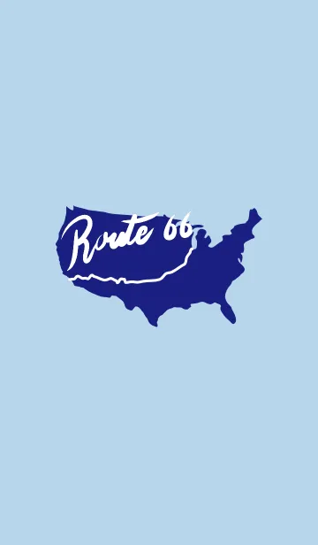 [LINE着せ替え] Route66*BLUEの画像1