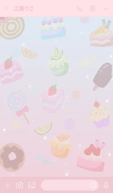 [LINE着せ替え] I am Love Sweetsの画像3