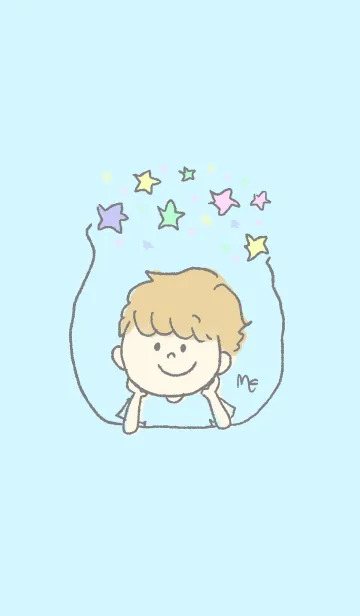 [LINE着せ替え] お絵描きおかお1の画像1