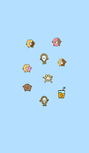 [LINE着せ替え] ドーナツとチュロスの画像1