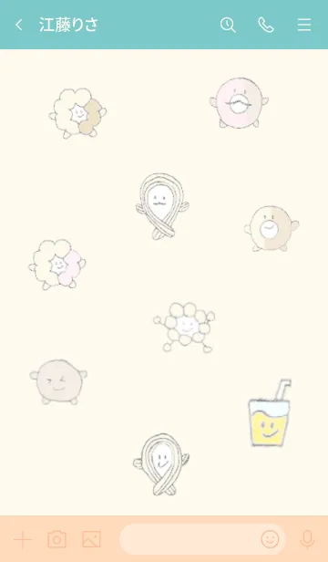 [LINE着せ替え] ドーナツとチュロスの画像3