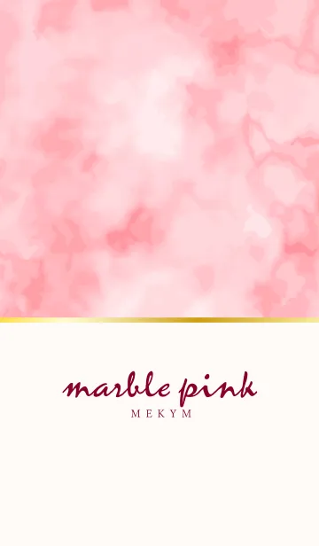 [LINE着せ替え] marble -PINK-の画像1