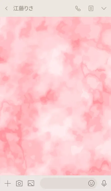[LINE着せ替え] marble -PINK-の画像3