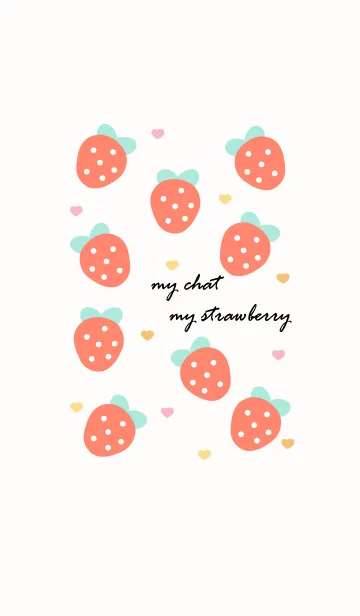 [LINE着せ替え] lovely strawberry 23 ^^の画像1