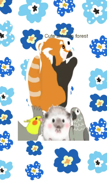 [LINE着せ替え] Pretty animal forestの画像1