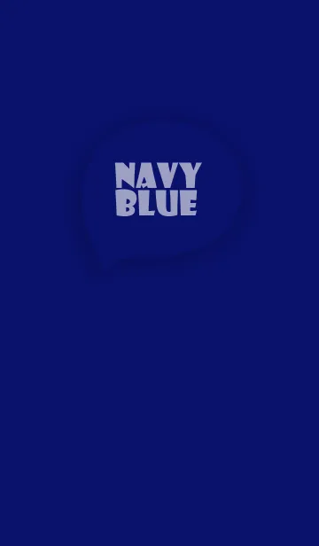 [LINE着せ替え] Love Navy Blue Button (jp)の画像1