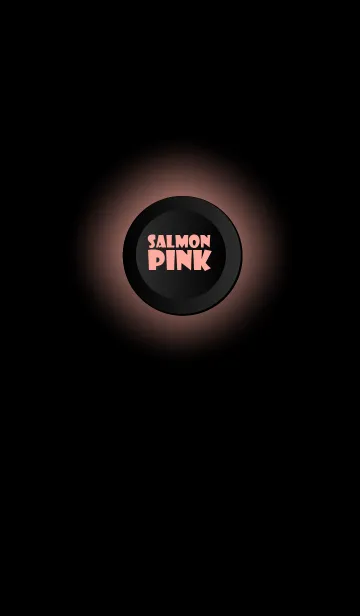 [LINE着せ替え] Salmon Pink Button In Black V.2 (jp)の画像1