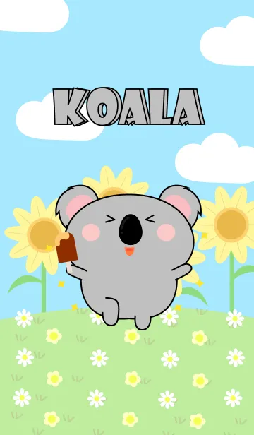 [LINE着せ替え] Happy Lovely Koala Theme (jp)の画像1
