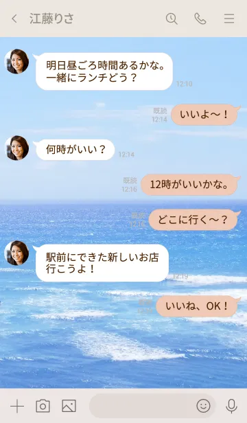 [LINE着せ替え] Oceanview Hawaii 5.の画像4