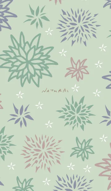 [LINE着せ替え] 和柄 花10の画像1