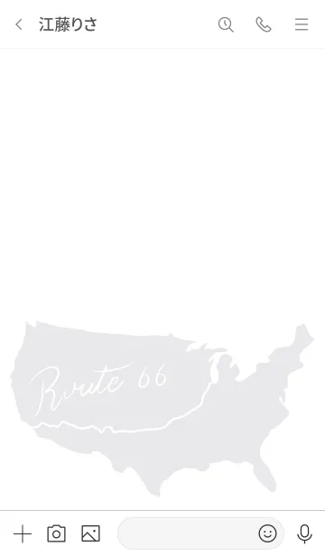 [LINE着せ替え] Route 66*Grayの画像3