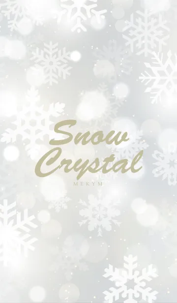 [LINE着せ替え] -Snow Crystal- MEKYM 5の画像1