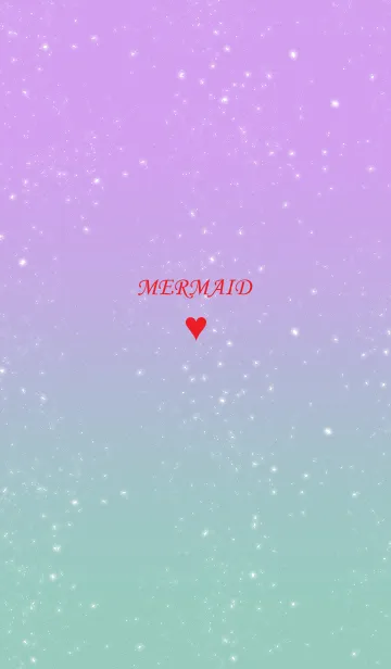 [LINE着せ替え] マーメイドカラーとハートの画像1