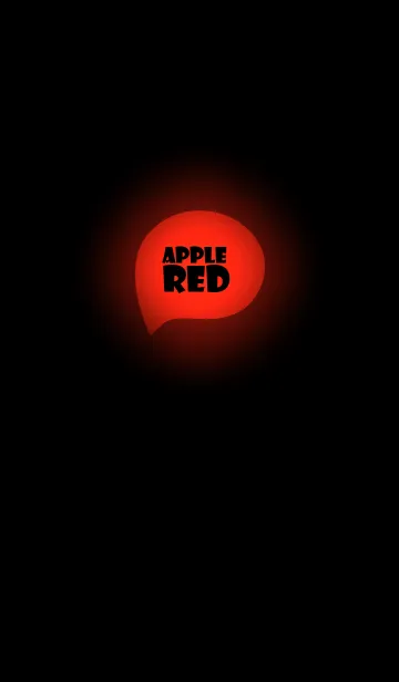 [LINE着せ替え] Apple Red In Black Vr.5 (jp)の画像1