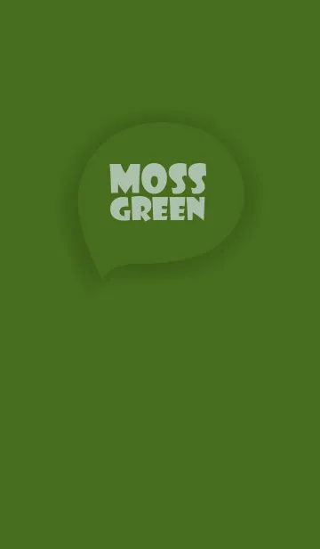 [LINE着せ替え] Love Moss Green Button (jp)の画像1