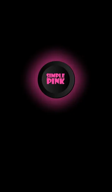 [LINE着せ替え] Pink Button In Black V.2 (jp)の画像1