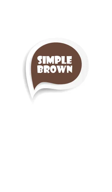 [LINE着せ替え] Brown Button In White V.2 (jp)の画像1