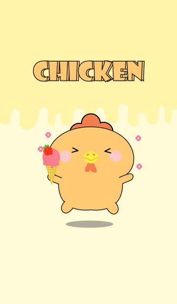 [LINE着せ替え] Kawaii Chicken Theme (jp)の画像1