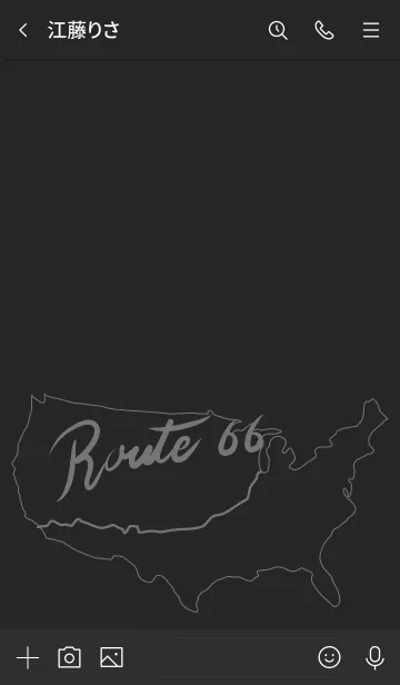[LINE着せ替え] Route66*BLACKの画像3