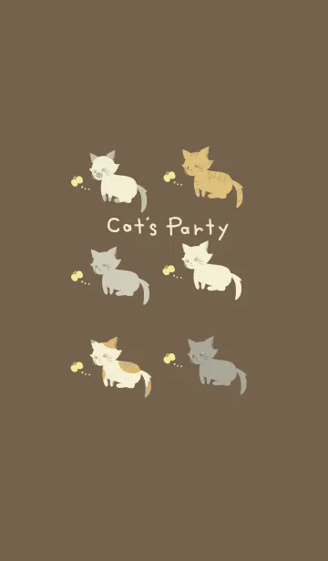 [LINE着せ替え] にゃんこ大集合♪の画像1