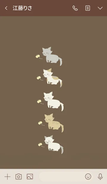 [LINE着せ替え] にゃんこ大集合♪の画像3