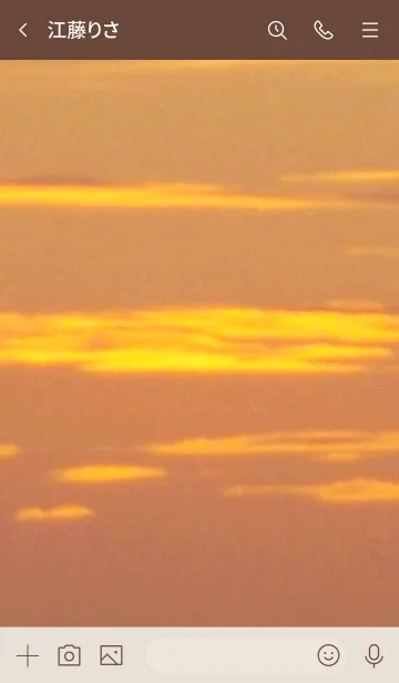 [LINE着せ替え] 夕暮れの海は気持ちが穏やかになります。の画像3