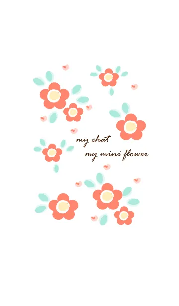 [LINE着せ替え] My chat my mini flower 14の画像1