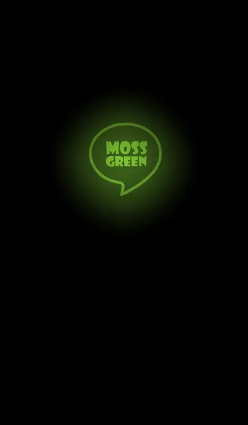 [LINE着せ替え] Moss Green Neon Theme Vr.4 (jp)の画像1