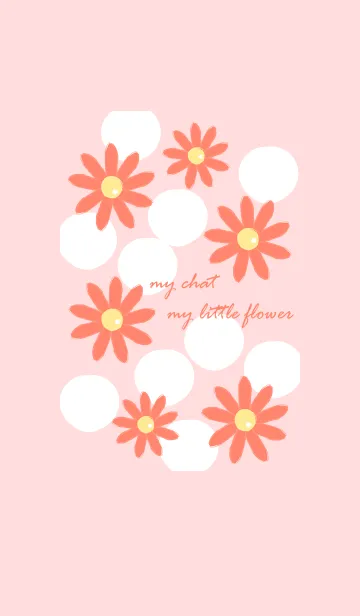 [LINE着せ替え] My chat my little flower 24の画像1