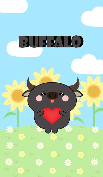 [LINE着せ替え] Happy Lovely Buffalo Theme (jp)の画像1