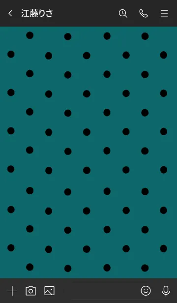 [LINE着せ替え] シンプル ドット 013の画像3