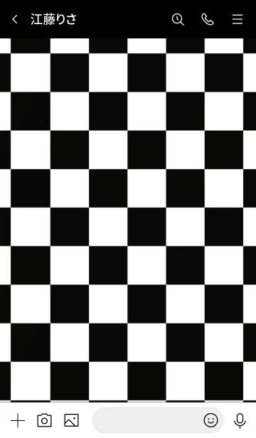 [LINE着せ替え] ザ・チェック 01の画像3