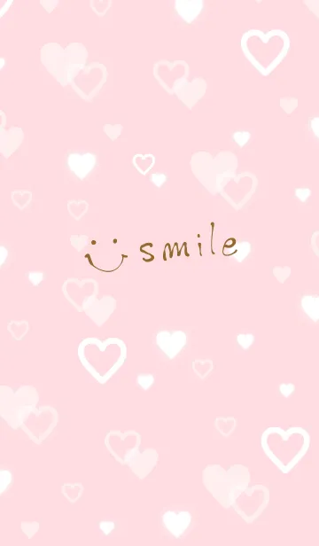 [LINE着せ替え] スマイル-ハートたくさん2-の画像1