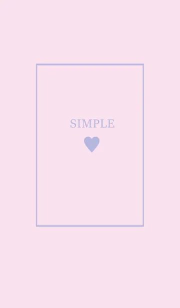 [LINE着せ替え] 大人のシンプルハート =pink blue=*の画像1