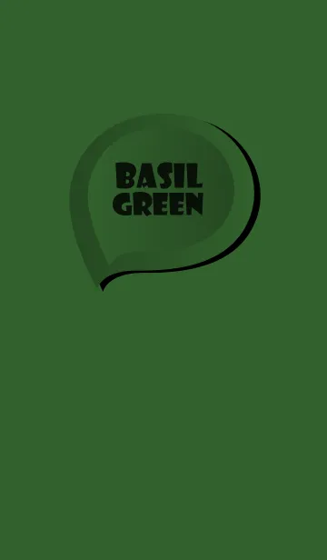 [LINE着せ替え] Basil Green Button V.2 (jp)の画像1