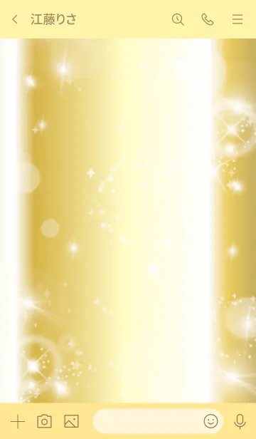 [LINE着せ替え] ゴールド : 最強恋愛運の黄金ハートの画像3