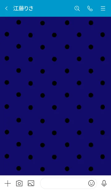 [LINE着せ替え] シンプル ドット 015の画像3