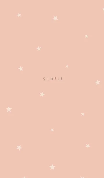 [LINE着せ替え] 落ち着いたピンクと星＆可愛いの画像1
