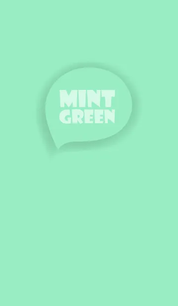 [LINE着せ替え] Love Mint Green Button (jp)の画像1