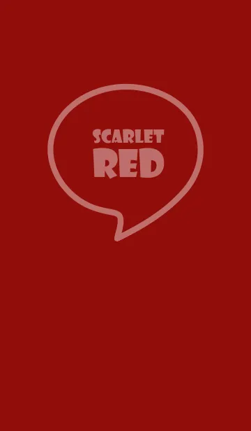 [LINE着せ替え] Love Scarlet Red Vr.4 (jp)の画像1