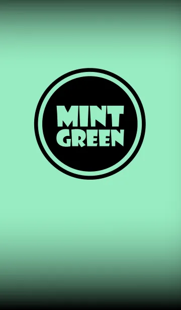 [LINE着せ替え] Simple mint green and Black (jp)の画像1