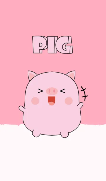 [LINE着せ替え] Emotions Fat Cute Pig (jp)の画像1