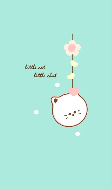 [LINE着せ替え] little cat with little heart 30の画像1