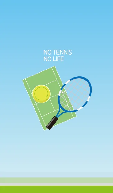 [LINE着せ替え] NO TENNIS, NO LIFEの画像1